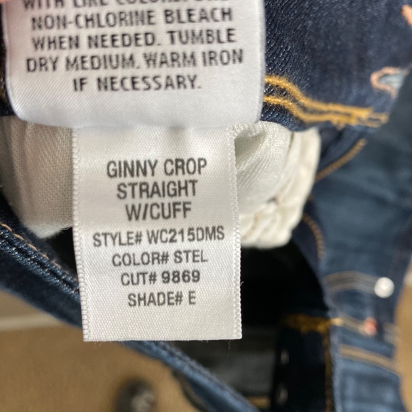 Hudson Jeans Ginny Crop Straight - 26 - Stella - Picture 3 of 5